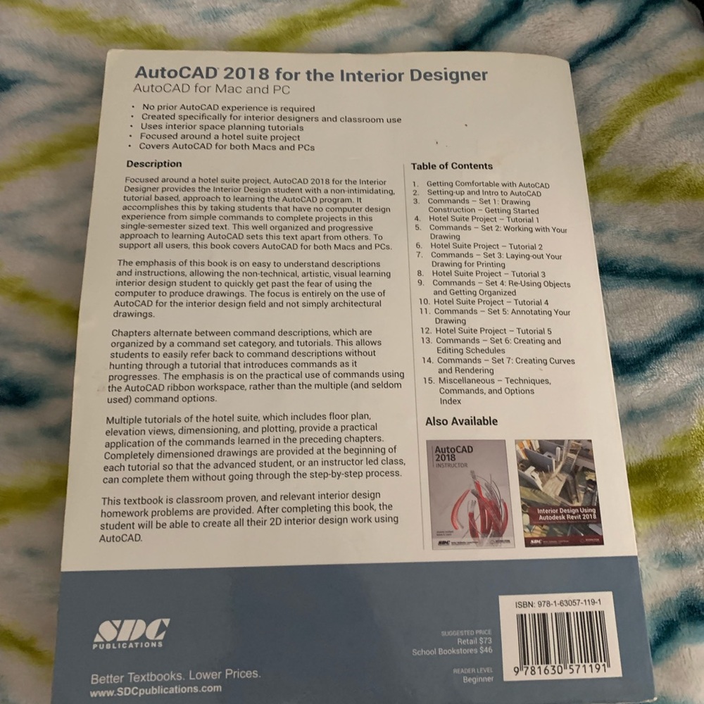 AUTOCAD 2018 BOOK - Picture 3 of 3
